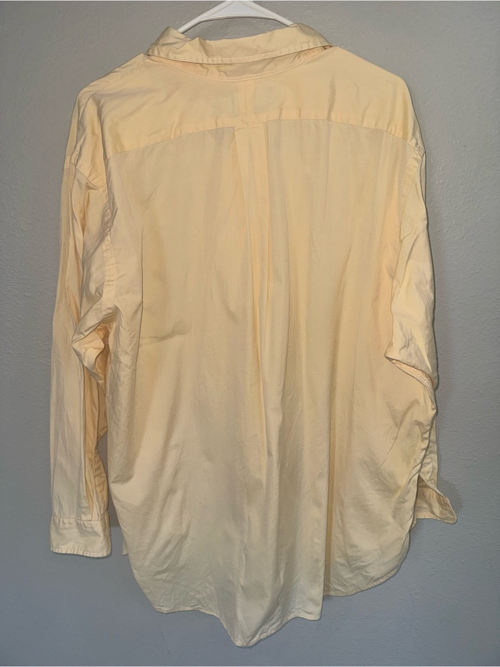 Polo Ralph Lauren Men's Classic-Fit Oxford Button-Down Shirt | 17.5 32 33 Yellow - Picture 7 of 9